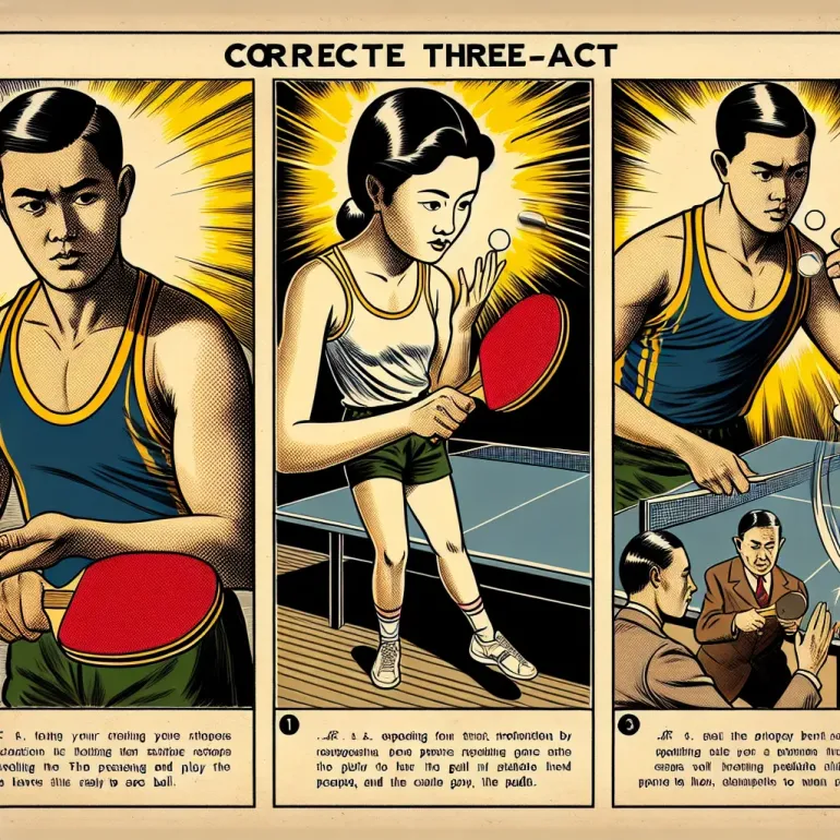 как правильно бить в настольном теннисе ракеткой