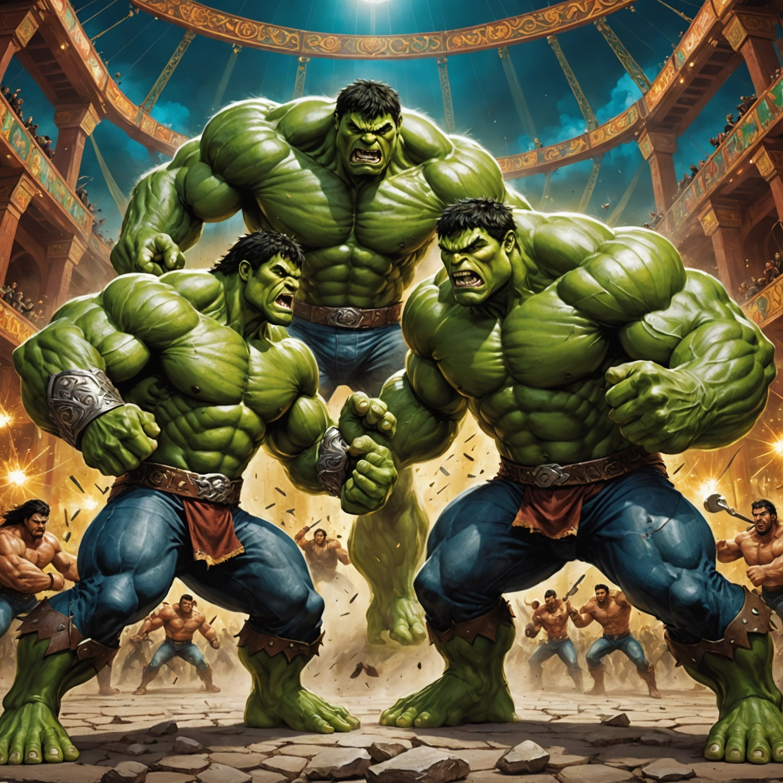 Иранский Халк и Казахский Титан: Эпическая Драка Бодибилдеров на Чемпионате Фрик-Бой