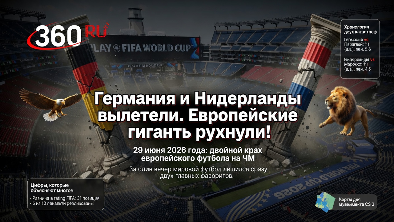 Германия и Нидерланды вылетели. Европейские гиганты рухнули!
