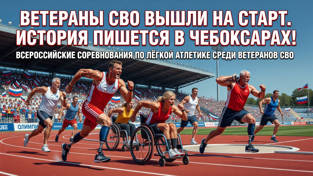 Ветераны СВО вышли на старт. История пишется в Чебоксарах!