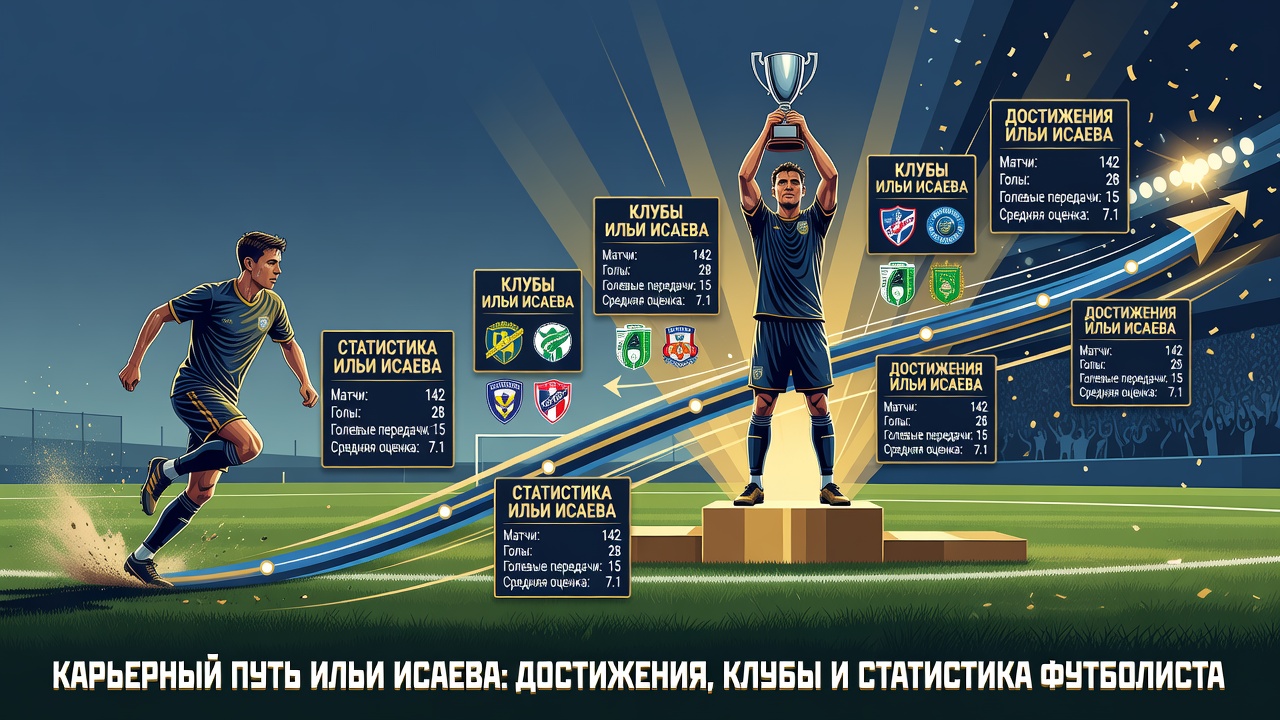 Карьерный путь Ильи Исаева: достижения, клубы и статистика футболиста