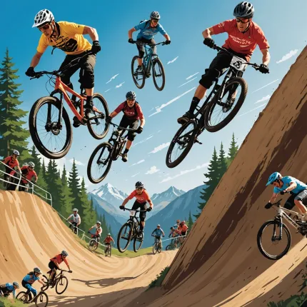 Экстремальные велоспорт: трюки горные и велоспорт BMX