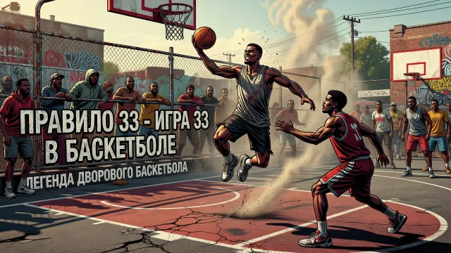 Правило 33 - Игра 33 в баскетболе - Правила легендарной дворовой игры, которую знает каждый уличный баскетболист