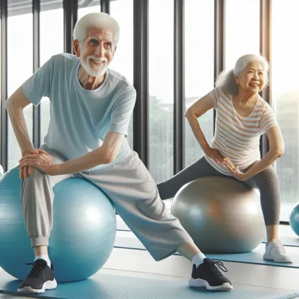 Упражнения на фитболе для пожилых людей: Путь к здоровью и долголетию